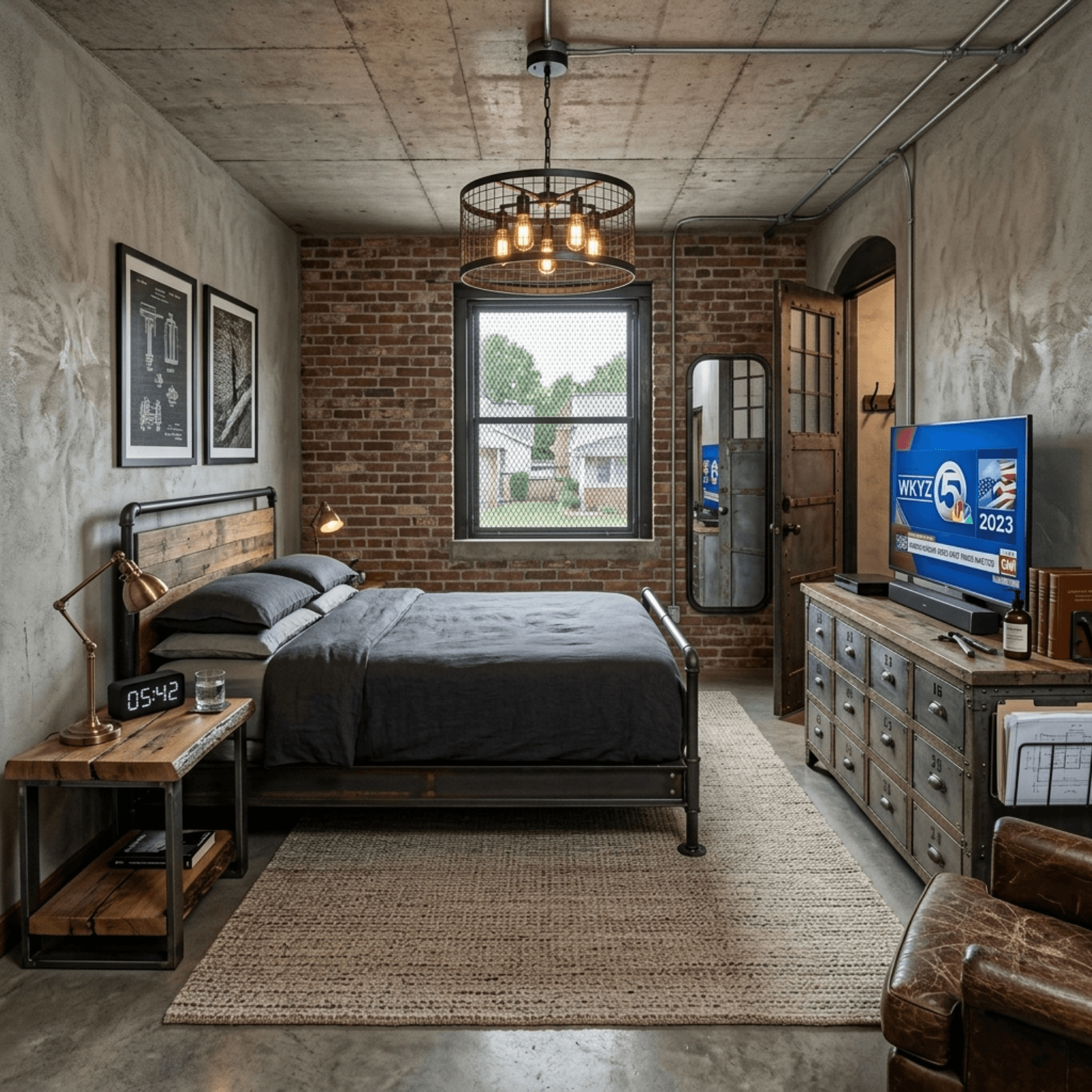 AI restyled interior preview